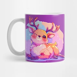 Happy young deer with vivid colors Mug